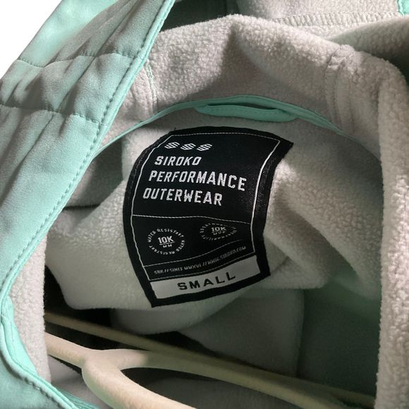 Siroko NWT W1-W ICEBERG WOMEN'S SNOWBOARD JACKET Mint Small - Picture 8 of 11